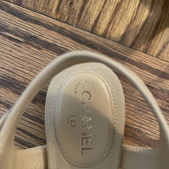Authentic Chanel Sandals, Size 37.5 - Picture 6 of 8